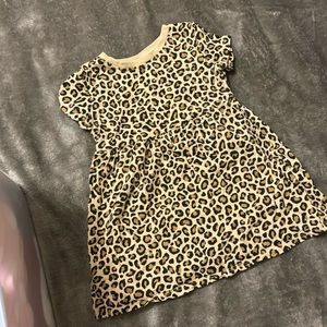 Baby leopard print dress